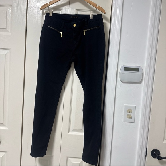 Michael Kors Pants - Michael Kors Black Skinny Pants with Gold Hardware